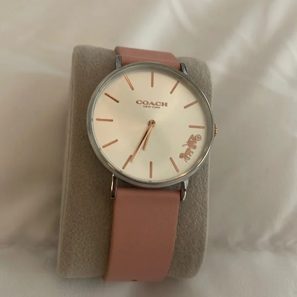 Coach | Accessories | Coach Perry Quartz Pink Mother Of  display picture 3